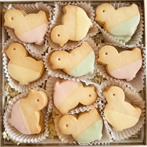 A la Carte Shortbread Chicks-a_la_carte_shortbread_chicks-Order as many chicks as you would like! Great for parties & group events! Contact us for orders over 150.-seasonal,shortbread,updated 2026,valentines day-toronto-gifting-churchills-fine-gourmet-gifts