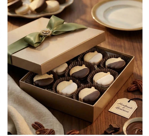 30-Piece Fall Holiday Pumpkin Shortbread Deluxe Gift Box
